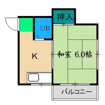 間取図 金田ハイツ 東棟