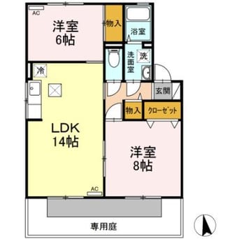 間取図 メゾン･テルシャトー E棟