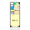 武内マンション 1DKの間取り