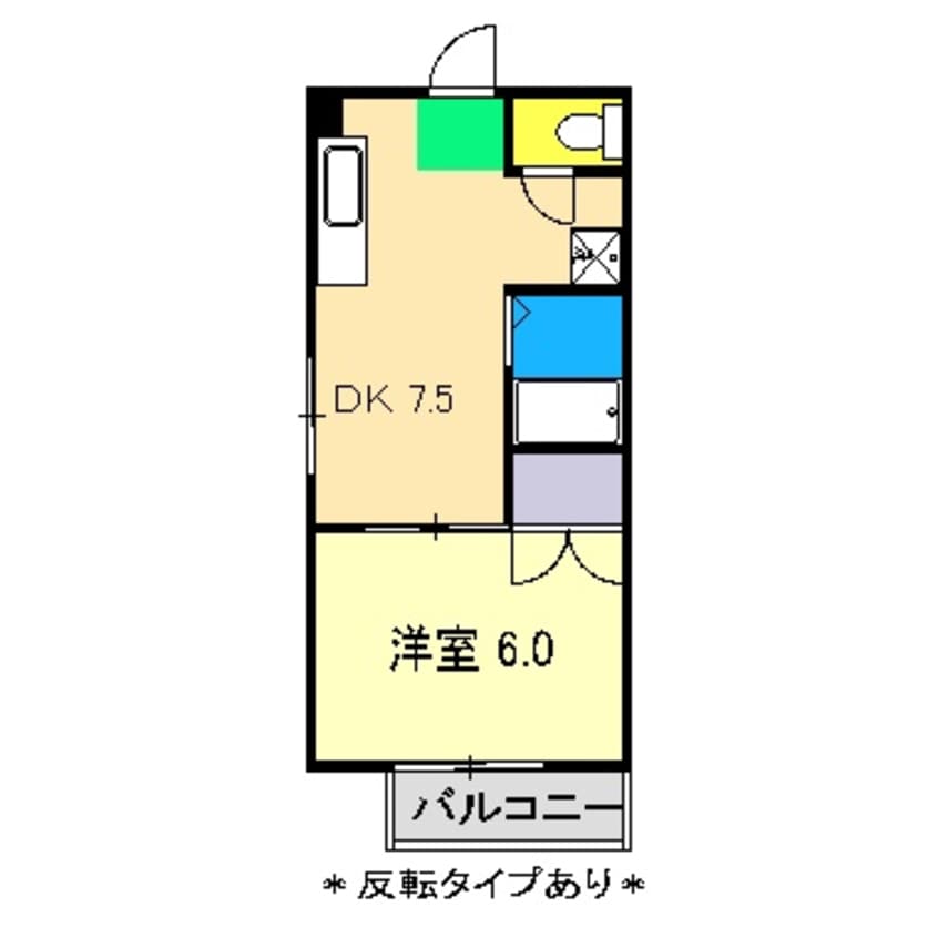 間取図 ハイツ長井