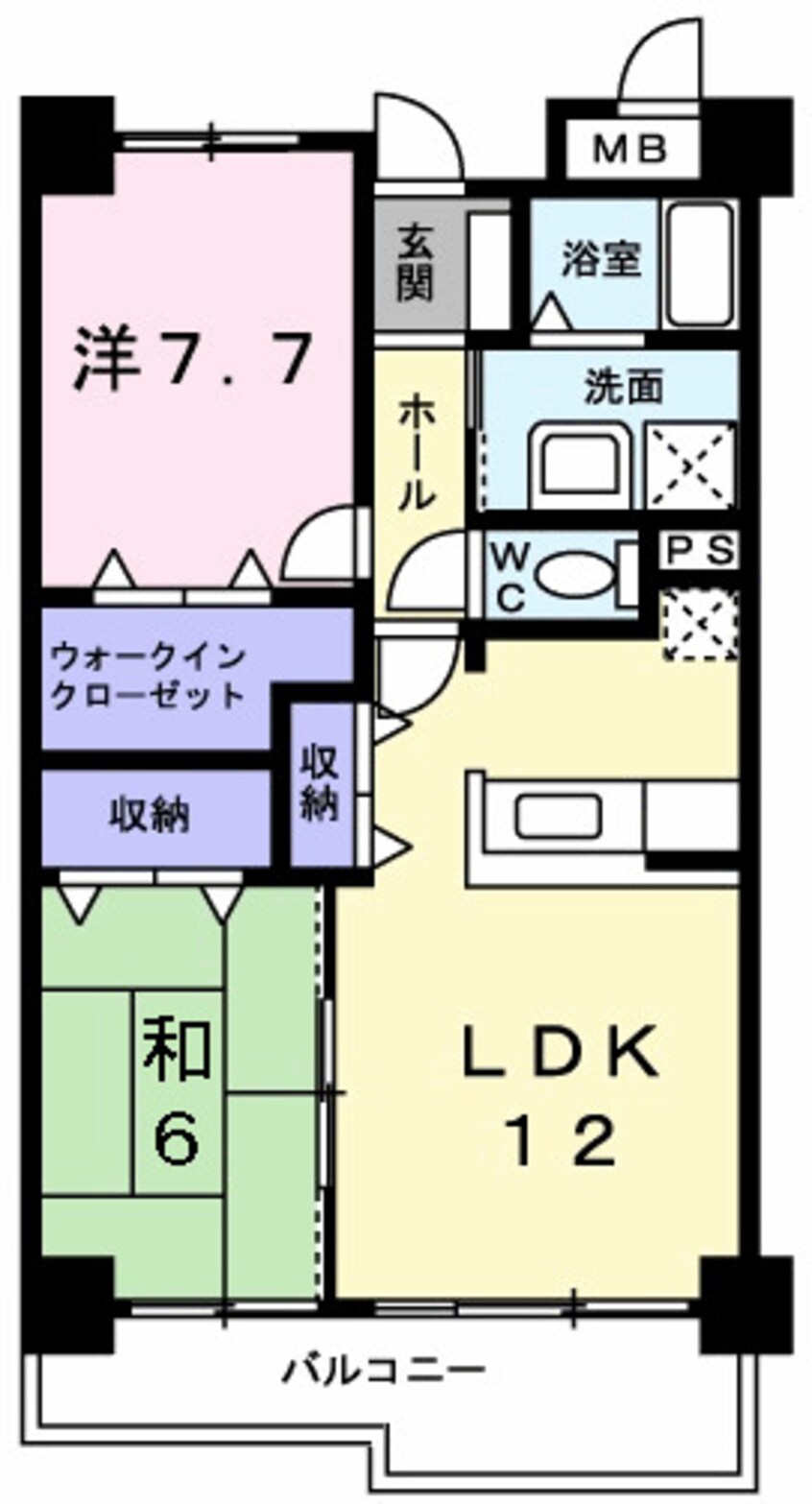 間取図 フランスクエア