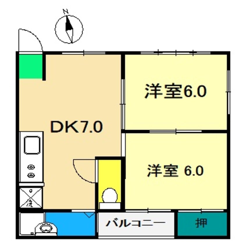 間取図 トータスハイツ