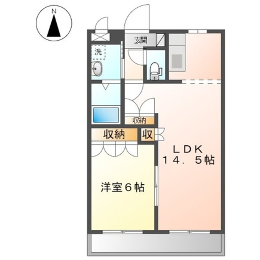 間取図 パルムドール参番館