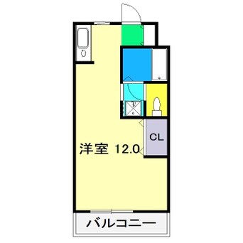 間取図 土讃線/土佐山田駅 徒歩8分 2階 築28年