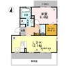 グランピア野市Ⅱ 1LDKの間取り