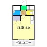 宮本ハイツ 1Rの間取り