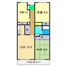 カランドリエ大篠 3LDKの間取り