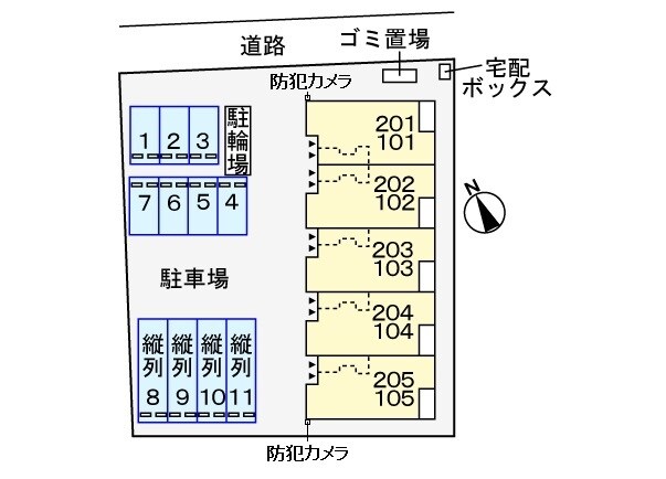 駐車場 ヴィラ・イースト