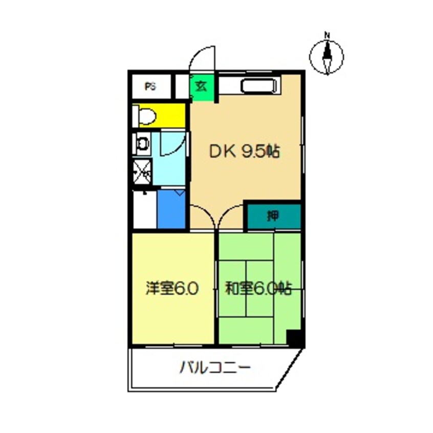 間取図 エスポアールおがわ