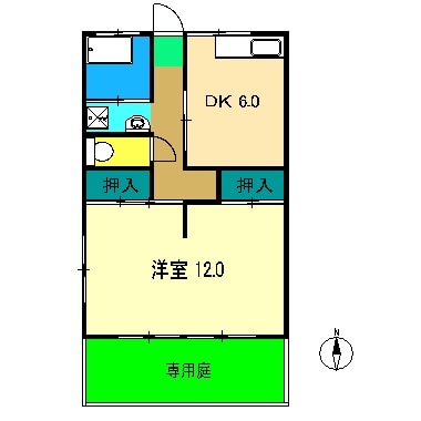 間取り図 ハイツかりん