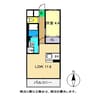 S･ユニヴァリィ涼夏 1LDKの間取り
