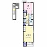 イリアンソス 1LDKの間取り