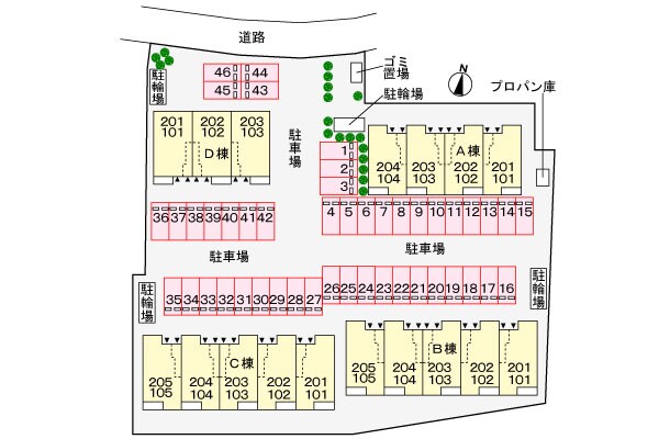 駐車場 サニーグレイスＣ