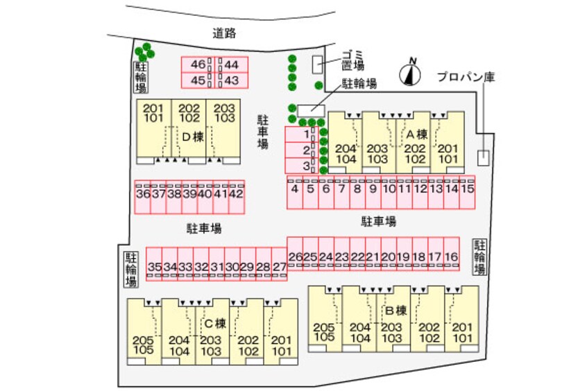 駐車場 サニーグレイスＣ
