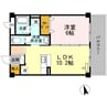U-BURG 1LDKの間取り
