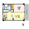 U-BURG 1LDKの間取り