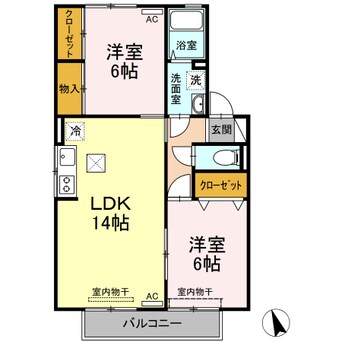 間取図 メゾン･テルシャトー B棟