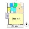 セントファームYOU 1Kの間取り