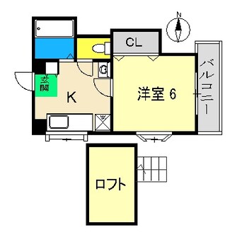 間取図 岩崎ハイツⅡ