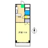 武内マンション 1DKの間取り