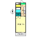 ワンパースンハイツの間取図