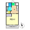 藤本ハイツ 1Kの間取り