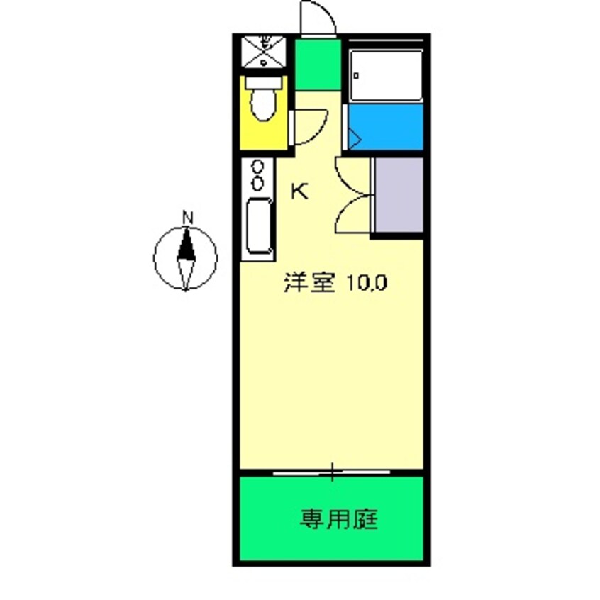 間取図 ヴィラ舟入 Ｂ棟