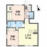 シャーメゾン ルポール 西野 2LDKの間取り