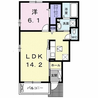 間取図 グリーンビュー西野