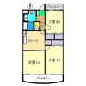アルバNA 3DKの間取り