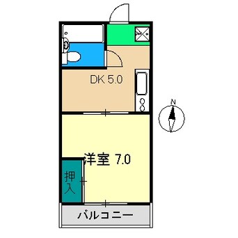 間取図 コーポ松の本荘