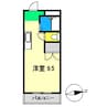 VIGOR HOUSE高野 1Rの間取り