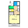 コーポあゆみ Ⅱ 1Kの間取り