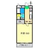 アメーヌセゾン Ⅱ 1DKの間取り