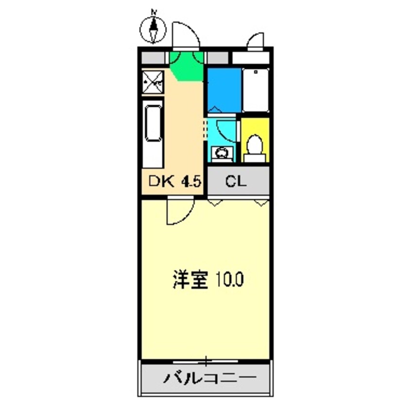 間取図 アメーヌセゾン Ⅱ