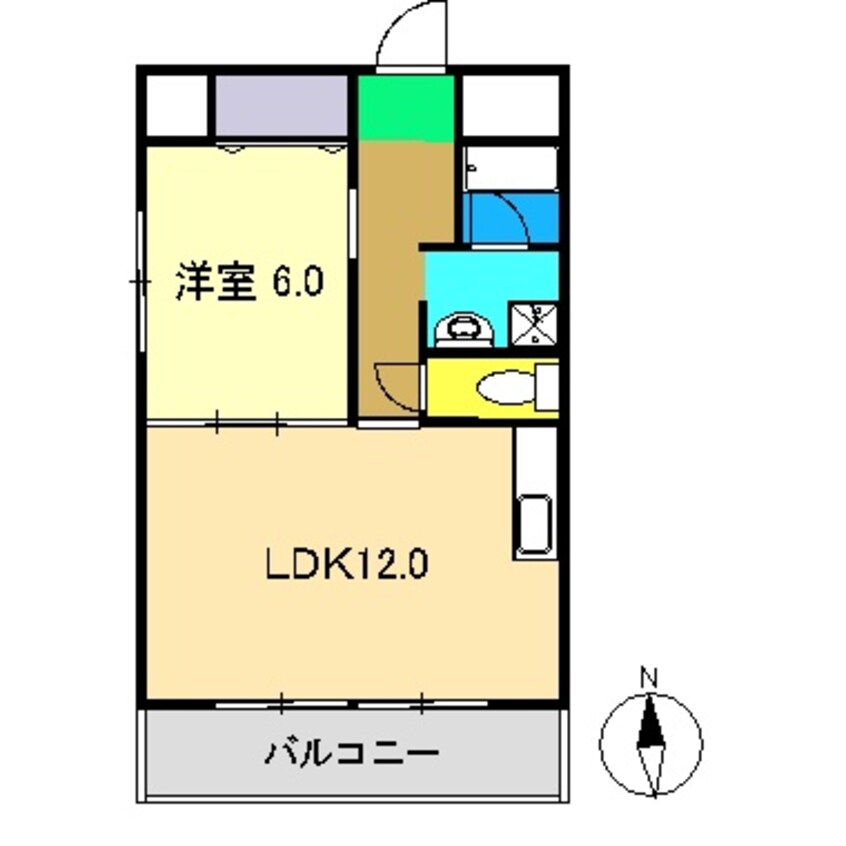 間取図 グレース南国