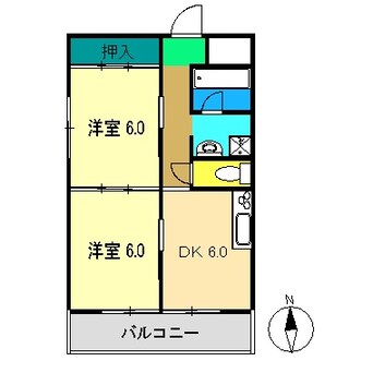 間取図 グレース南国