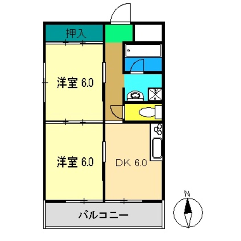 間取図 グレース南国