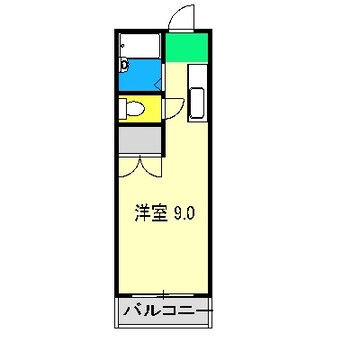 間取図 本岡コーポ