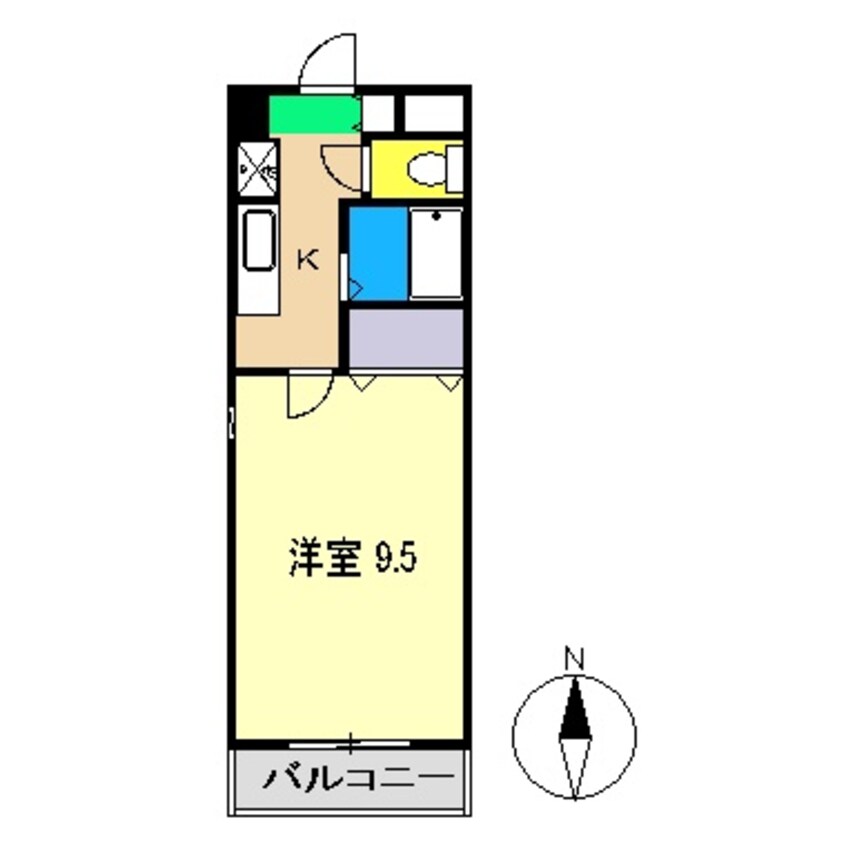 間取図 長井フラット Ⅰ