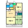 グランシャリオ Ⅰ 3DKの間取り