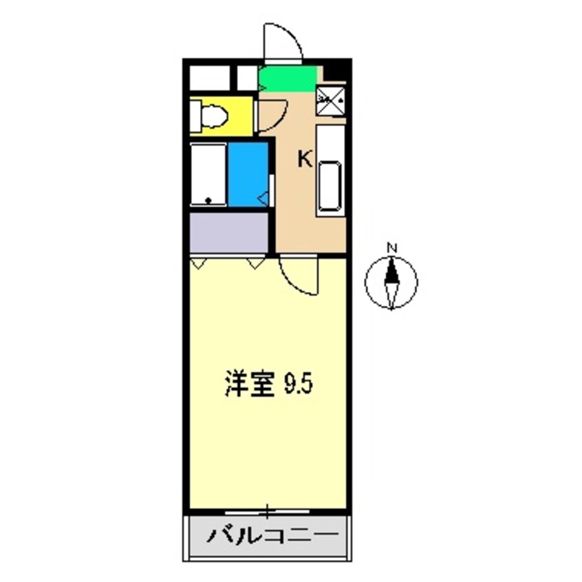 間取図 長井フラット Ⅰ