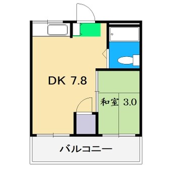 間取図 野村学生アパート E棟