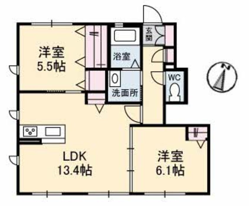 間取図 シャーメゾン・まゆⅡ