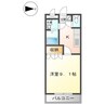 コンフォータブル 1Kの間取り