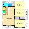 プレステージ(野市) 3LDKの間取り