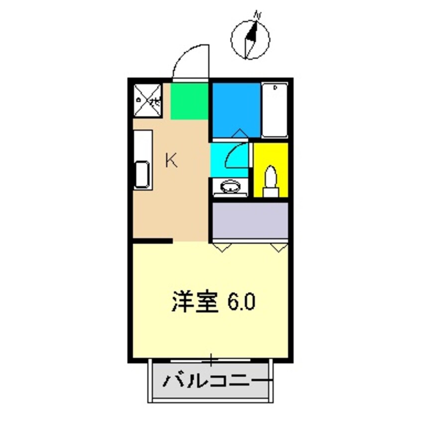 間取図 森田コーポ (駅前町)