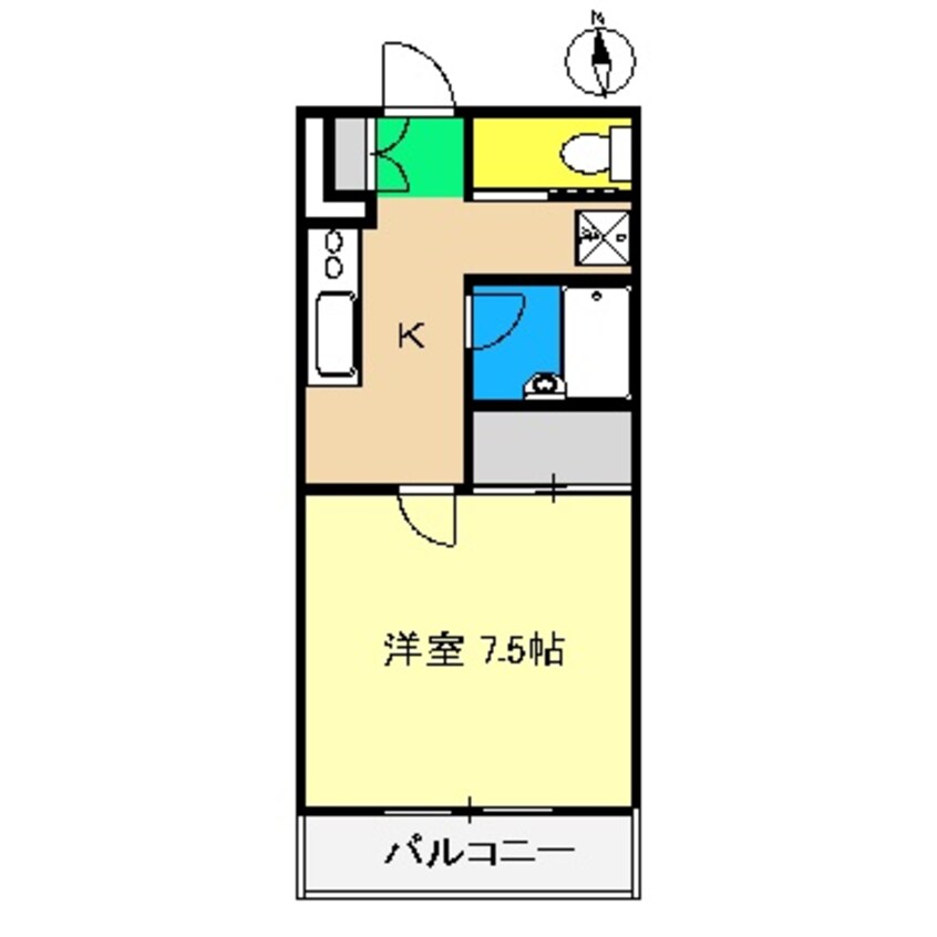 間取図 コーポNOMURA