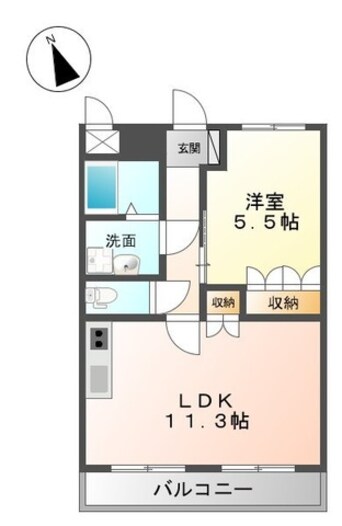 間取図 メルヴェール壱番館