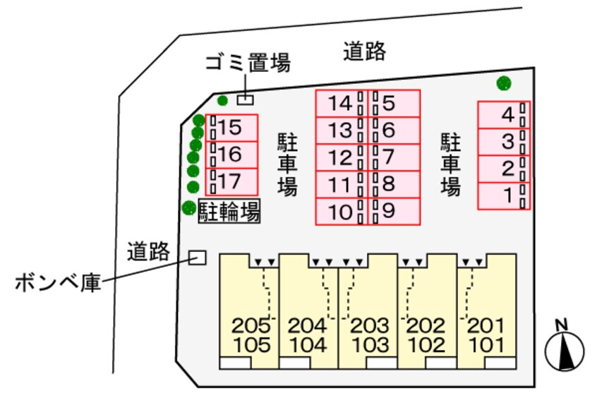 駐車場 デナーダ